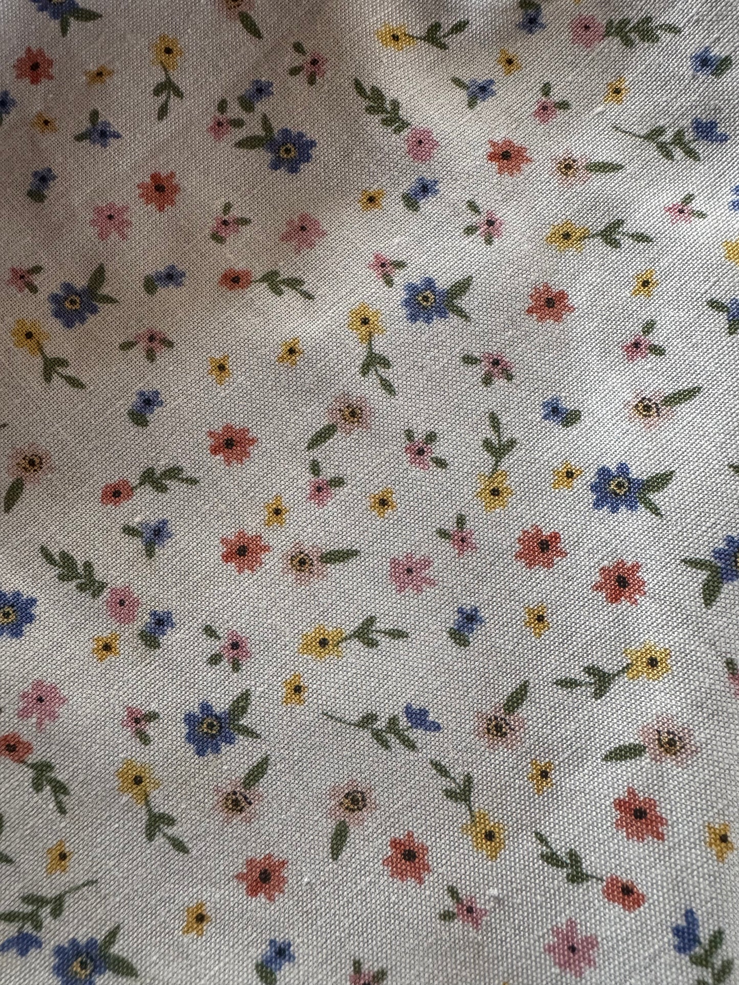 Floral Breeze Light Blue Head Scarf