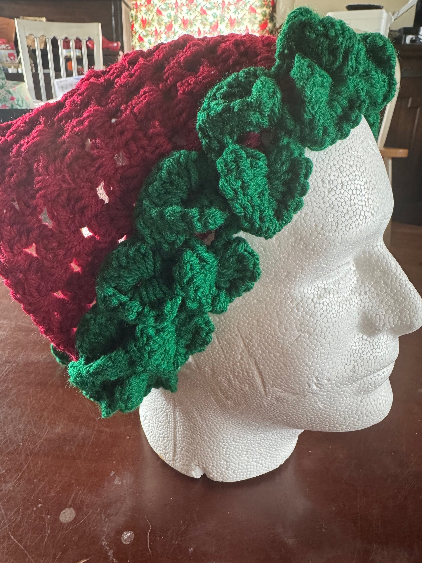 Sweet Strawberry Crochet Headband