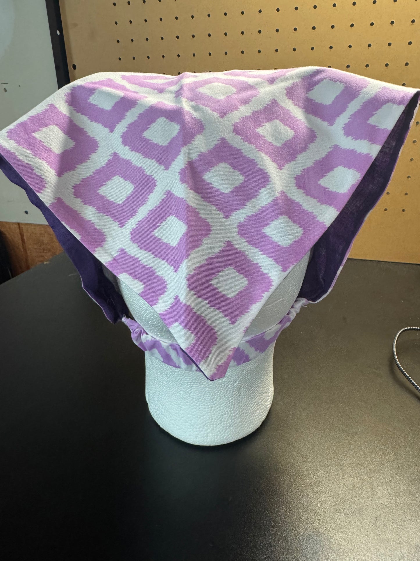 Purple Patch Reversible Head Scarf