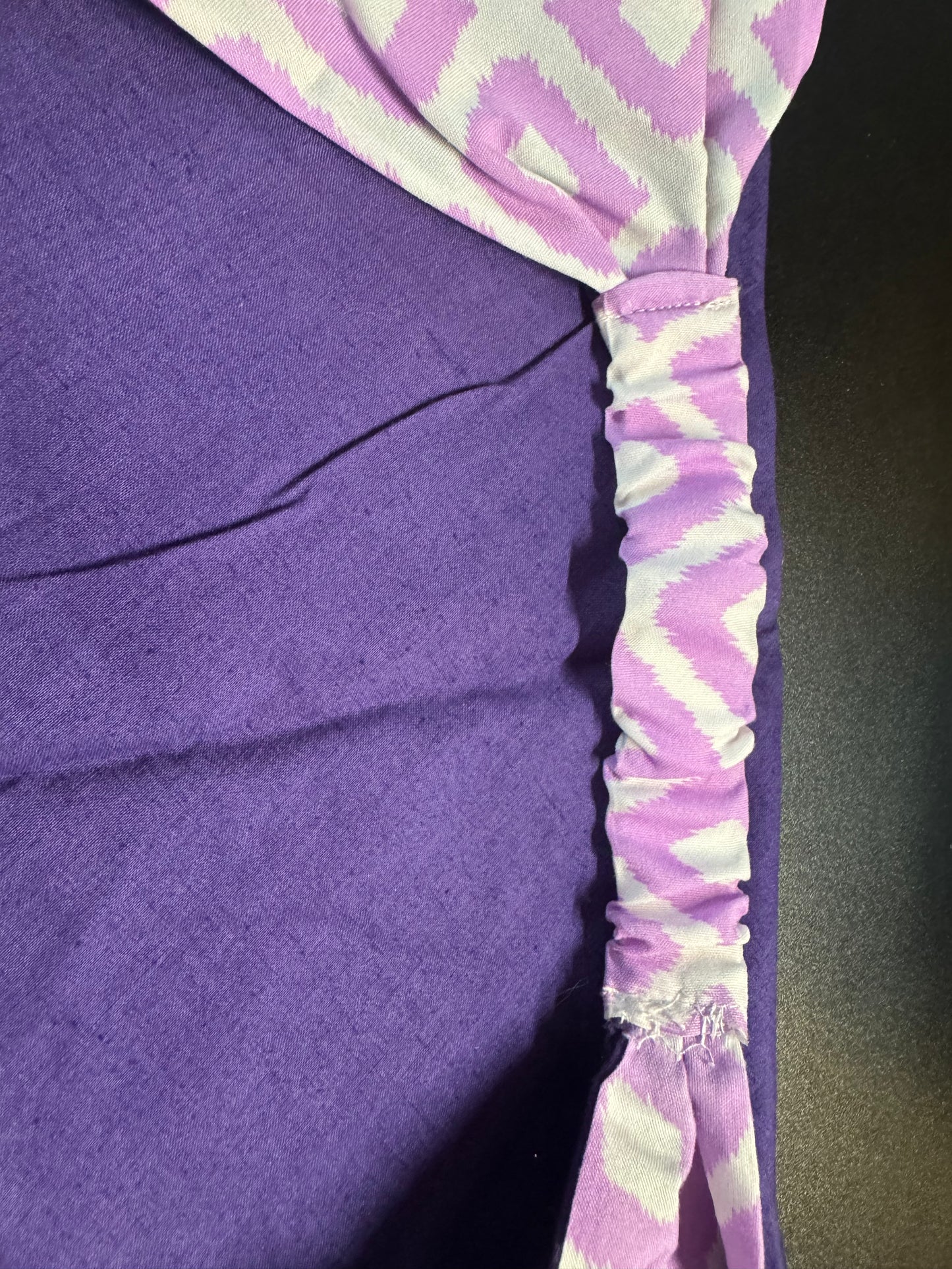 Purple Patch Reversible Head Scarf