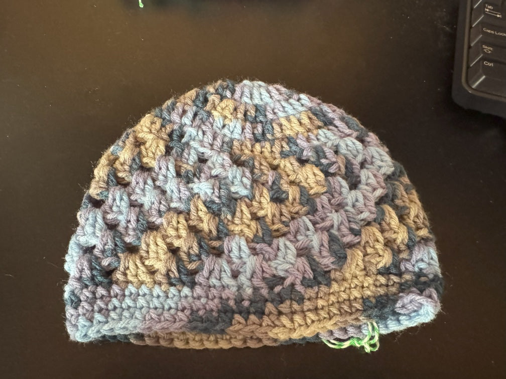 Crochet Granny Stitch Baby Hat