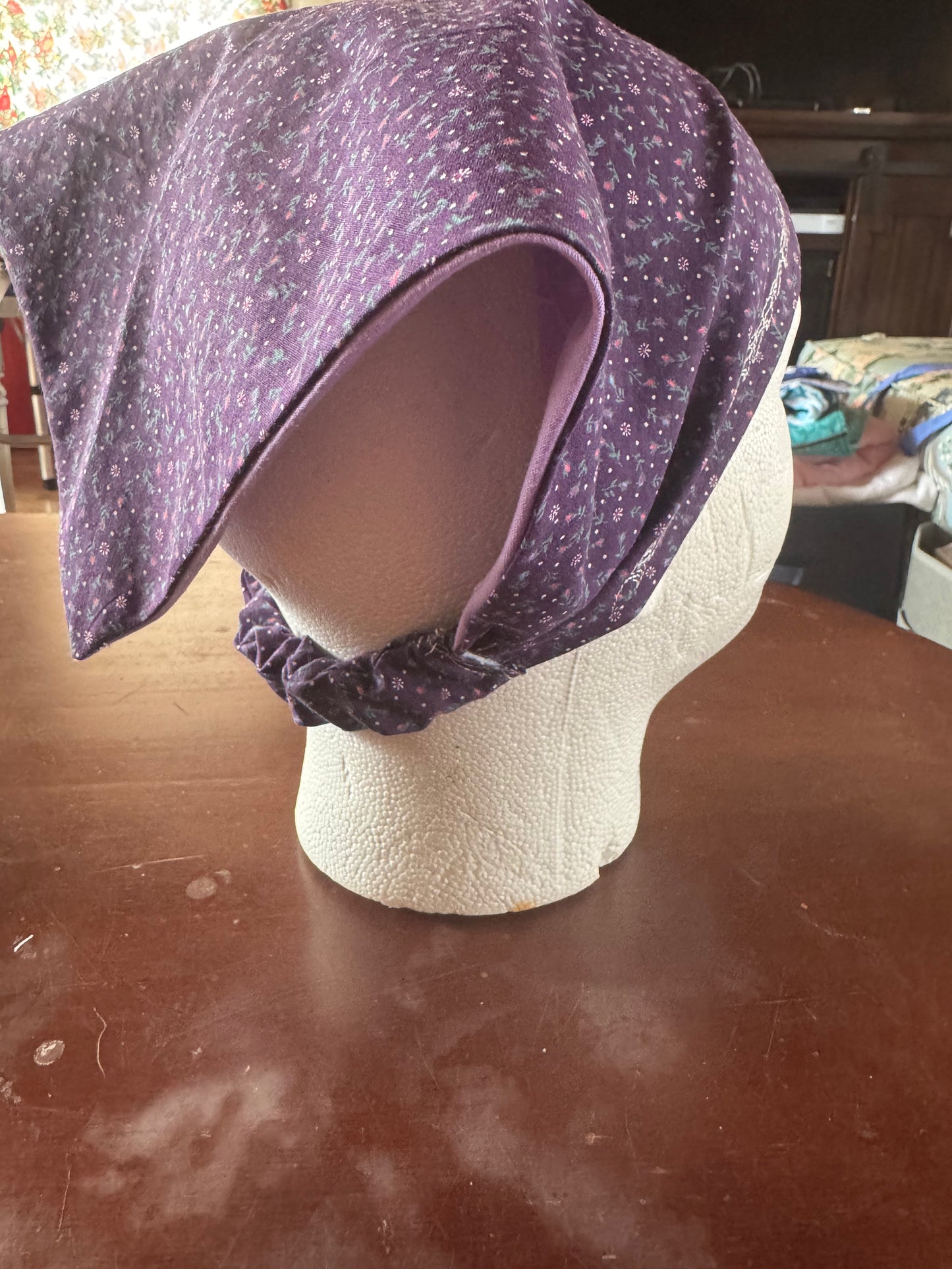 Purple Blossom Head Scarf! 💜✨